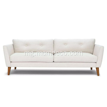 Emil Quartz sofa fotsy vita amin&#39;ny lamba fotsy ho an&#39;ny efitrano fandraisam-bahiny